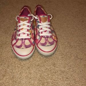 Pink Coach Barrett sneakers